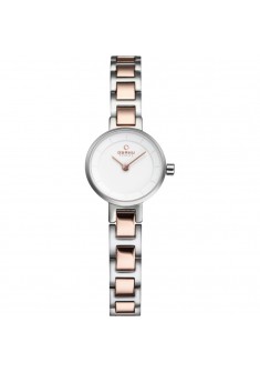Obaku horloge ST.KAST WITTE WIJZERPLAAT stalen rgp band - 602126 Obaku horloge ST.KAST WITTE WIJZERPLAAT stalen rgp band - 602126